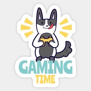 gaming time husky Sticker